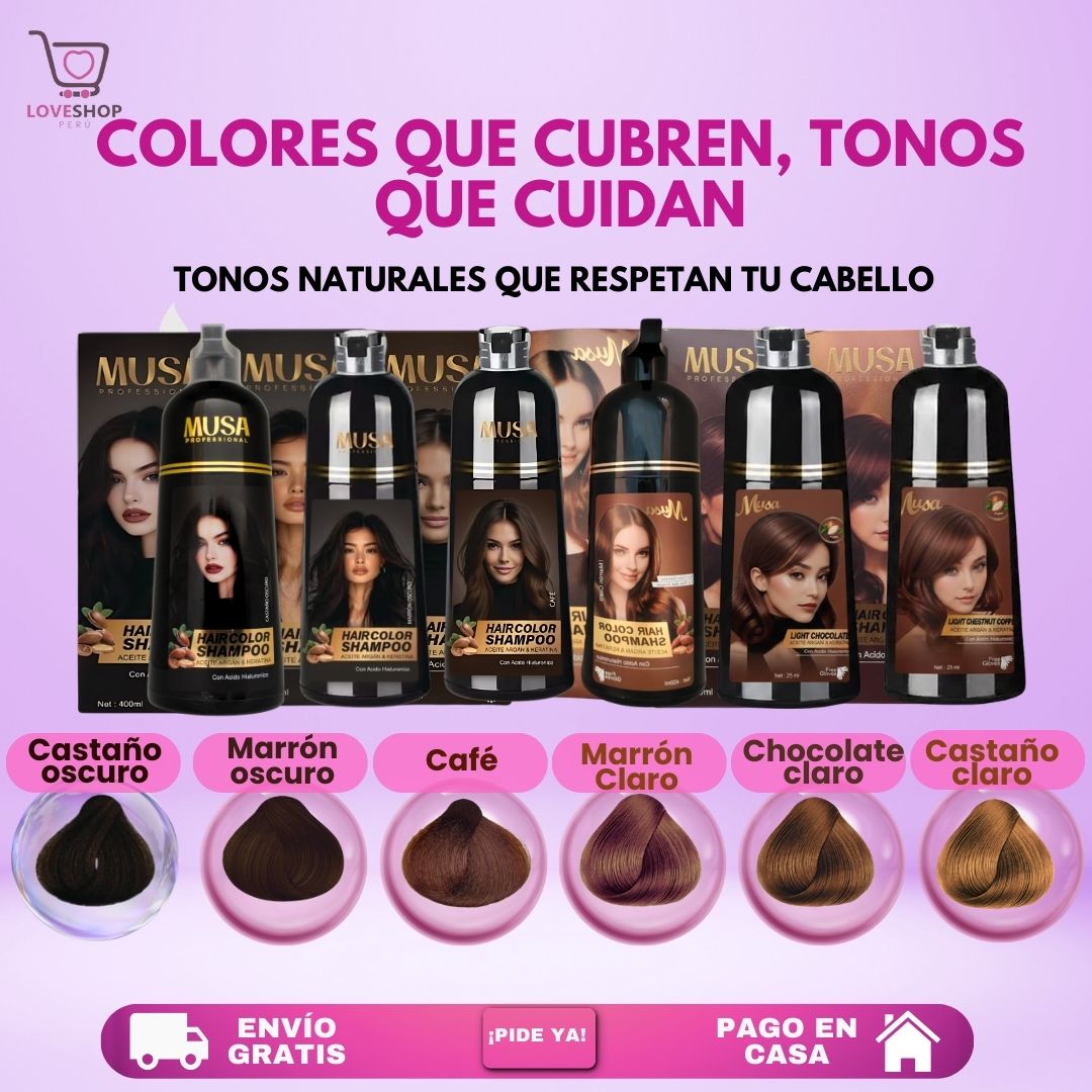 TRIO COMPLETO (SHAMPOO TINTE + SHAMPOO ROMERO + TÓNICO CAPILAR)
