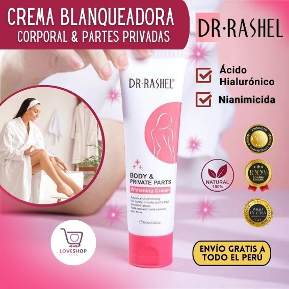 CREMA BLANQUEADORA CORPORAL & PARTES PRIVADAS DR RASHEL