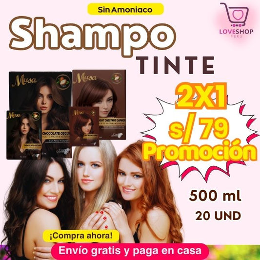 SHAMPO TINTE SACHET X10 UNID MUSA