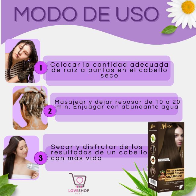 SHAMPU TINTE CUBRE CANA DE 400ML