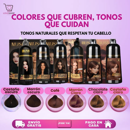 TRIO COMPLETO (SHAMPOO TINTE + SHAMPOO ROMERO + TÓNICO CAPILAR)