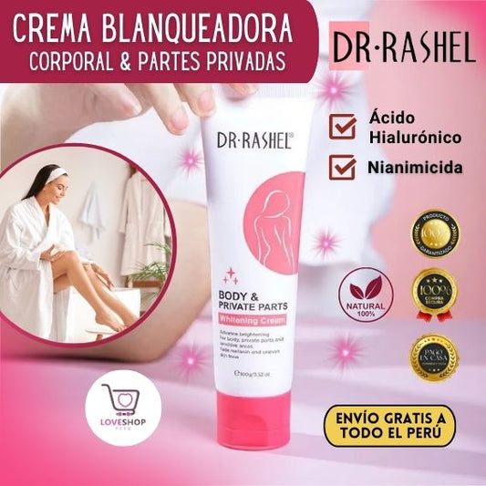 CREMA BLANQUEADORA CORPORAL & PARTES PRIVADAS DR RASHEL