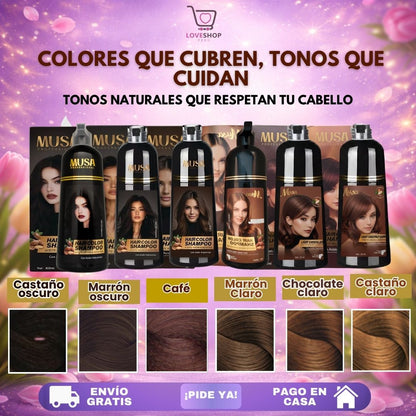 TRÍO CAPILAR COMPLETO ( SHAMPOO TINTE + SHAMPOO ROMERO + ACONDICIONADOR ROMERO)
