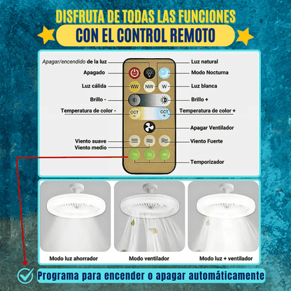 FOCO VENTILADOR 2 EN 1