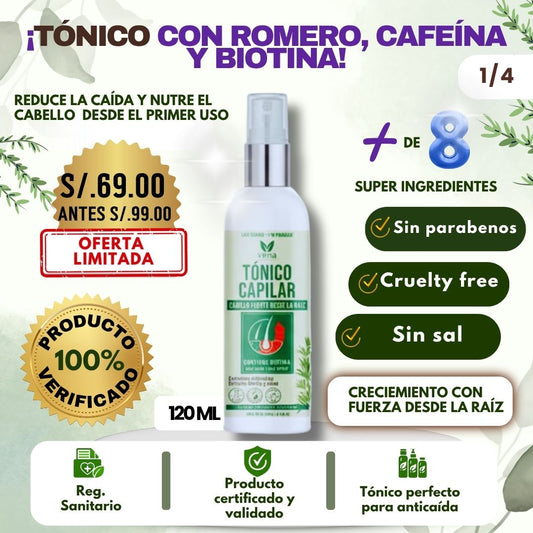 TÓNICO CAPILAR ANTICAÍDA 120 ML