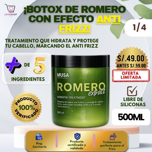 TRATAMIENTO BOTOX  ANTI-FRIZZ DE 500 ML