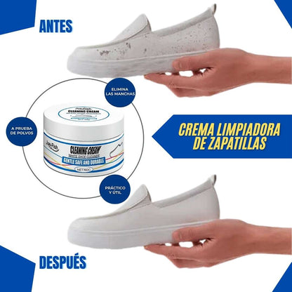 CREMA LIMPIADORA DE ZAPATILLAS👟💦