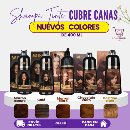SHAMPU TINTE CUBRE CANA DE 400ML