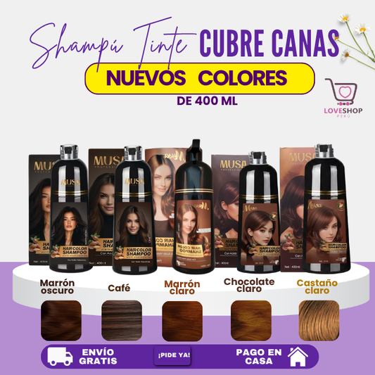SHAMPU TINTE CUBRE CANA DE 400ML