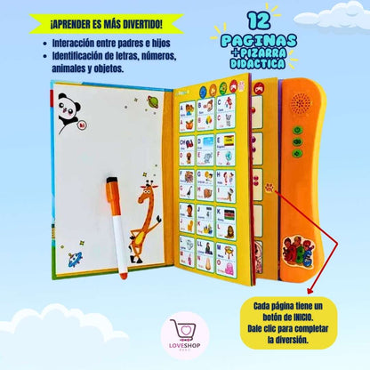 📕LIBRO DIDÁCTICO CON VOZ EN INGLÉS Y ESPAÑOL PARA NIÑOS👧👦